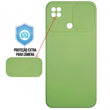 Capa para Motorola Moto G9 Power - Emborrachada Cam Protector Verde Abacate